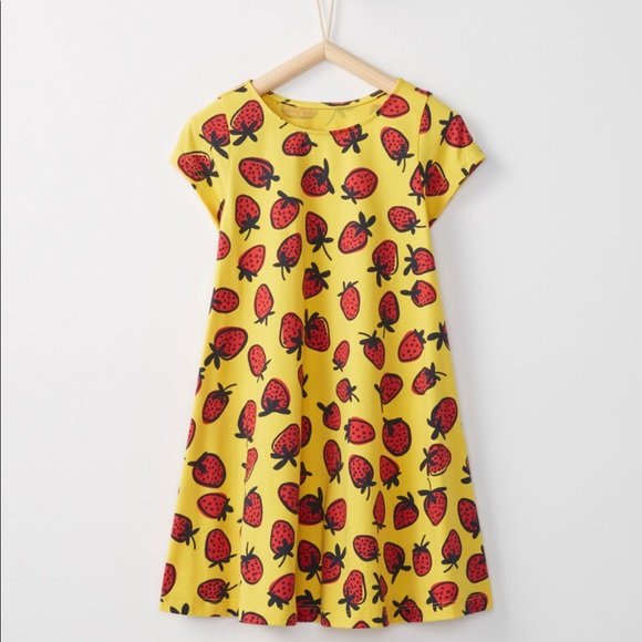 Hanna Andersson Other - Hanna Andersson strawberry swing dress 10 140